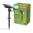 Philips 8720169362246 LED solárne reflektor Ashlyn  | 1,4W integrovaný LED zdroj | 150lm