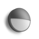 Philips 8721103110015 LED vonkajšie nástenné svietidlo Capricorn  | 4W integrovaný LED zdroj | 800lm | 2700K | antracit