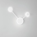 Luce Ambiente Design ETERE-PL2 BCO LED prisadené stropné svietidlo ETERE | 10W integrovaný LED zdroj | biela