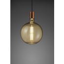 Trio 907-879 LED dizajnová filamentová žiarovka Globe 1x8W | E27 | 560L | 2700K - stmievateľná, jantár