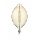Trio 908-879 LED dizajnová filamentová žiarovka Tropfen 1x8W | E27 | 560L | 2700K - stmievateľná, jantár