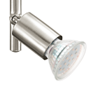 Eglo 92596 prisadené bodové svietidlo BUZZ-LED 2x3W | GU10 - matný nikel
