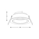 Zuma Line 003064-024579 zapustené svietidlo CHUCK GU10