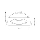 Zuma Line 003064-024582 zapustené svietidlo CHUCK GU10