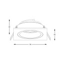 Zuma Line 003064-024583 zapustené svietidlo CHUCK GU10