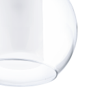 Eglo 92761 závesné svietidlo Bolsano 1x60W | E27 - chróm, biela