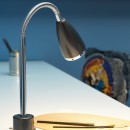 Eglo 92872 LED stolové svietidlo Fox 1x3W | GU10 | 240l | 3000K - ohybné rameno, antracit