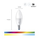 Philips 8720169075672 LED sada žiaroviek | 4,9W E14 | 470 lm | 2200-6500+RGBK