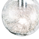 Eglo 93073 závesné stropné svietidlo Luberio 1x60W | E27 - chróm