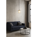 Italux PND-61001A-BK závesné stropné svietidlo Feder E27