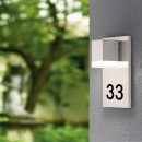 EGLO 93369 Pardee 1 exteriérové ​​nástenné LED svietidlo s číslom domu 1x2,5W (190l)
