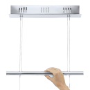 Eglo 93625 LED závesné stropné svietidlo Cardito 1 1x24W | 2000lm | 2700-5000K - dotykové ovládanie, stmievateľné, chróm