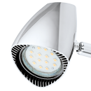 Eglo 93672 LED nástenné svietidlo Corbero 1x3W | GU10 | 240lm | 3000K - chróm