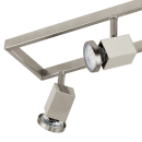 Eglo 93678 LED prisadené stropné bodové svietidlo Zeraco 4x5W | GU10 | 1600lm | 3000K - matný nikel