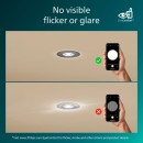 Philips 8721103037992 LED zapustené svietidlo Cilantro  | 5W integrovaný LED zdroj | 550lm | 4000K | čierna