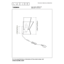 Lucide L102200172 nástenné svietidlo TASMAN  E14