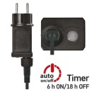 Emos D4AC05 vianočná reťaz Classic 24m 240 LED | 6W | IP44 - časovač, studená biela, zelená
