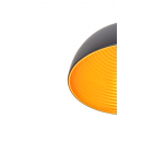 závesné stropné svietidlo LEDKO E27 1x40W - čierna / zlatá