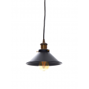 Závesné dekoratívne svietidlo E27 40W, čierne