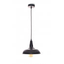 závesné stropné svietidlo LEDKO E27 1x40W - čierna