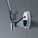 LED Artemide Tolomeo braccio nástenná lampa 11W, leštený hliník