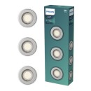 Philips 8721103037114 sada zapustených svietidiel Peridot GU10 | chróm