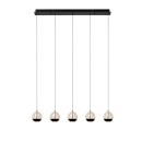 Lucide L134982530 LED závesné stropné svietidlo SENTUBAL  | 5x5,3W integrovaný LED zdroj | 5x230lm | 2700K