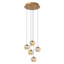 Lucide L134971502 LED závesné stropné svietidlo DILENKO  | 5x3,5W integrovaný LED zdroj | 5x140lm | 2700K