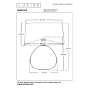 Lucide L105508173 stolná lampička MADUKA  E27