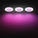 Philips Hue  8721103072900 LED sada zapustených svietidiel Xamento  | 4W GU10 | 350lm | 2000-6500K | rgb - farebné | stmievač | biela