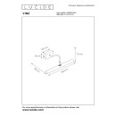 Lucide L452990202 nástenné svietidlo VINZ  G9