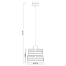 Globo 15451H závesný luster Ablona 1x60W | E27