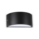 Ideal lux 118635 vonkajšie nástenné svietidlo REX-2 E27 | čierna