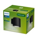 Philips 8721103104915 vonkajšie nástenné svietidlo Fylx  GU10 | čierna
