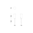 Philips 8720169386990 LED Edwina  | 5W integrovaný LED zdroj | 540lm | 2700K | čierna