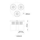 Globo ALEIDIS 15768-3D prisadené stropné svietidlo E27