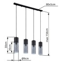 Globo 21000-4HB závesný luster Annika 4x25W | E27