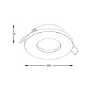 Zuma Line 003064-024595 zapustené svietidlo CHIPA GU10