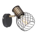 Globo 54013-1 nástenné svietidlo Argusto 1x40W | E27 - čierna