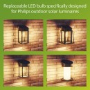 Philips 8720169361980 LED solárne žiarovka | 3W integrovaný LED zdroj | 500lm | 2700K