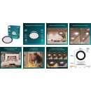 Philips 8721103131256 LED zapustené svietidlo MESON | 6W integrovaný LED zdroj | 340lm | 3000K | čierna