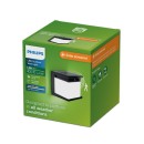 Philips 8721103105530 LED solárne vonkajšie nástenné svietidlo Diara  | 4W integrovaný LED zdroj | 400lm | 2700K | čierna