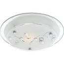 Globo 48090 stropné svietidlo Ballerina I 1x60W | E27 - chróm, satinované sklo