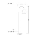 Globo BENNO 24779S stojacia lampa E27