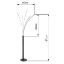 Globo 59229B LED stojacia lampa BIZZY  | 36W integrovaný LED zdroj | 910lm | 3000K