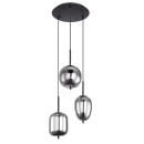 Globo 15345-3 závesný luster Blacky 3x40W | E14