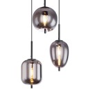 Globo 15345-3 závesný luster Blacky 3x40W | E14