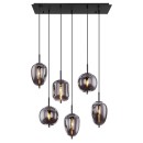 Globo 15345-6 závesný luster Blacky I 6x40W | E14
