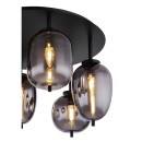Globo 15345-6D prisadený luster Blacky I 6x40W | E14