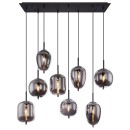 Globo 15345-8 závesný luster Blacky 8x40W | E14